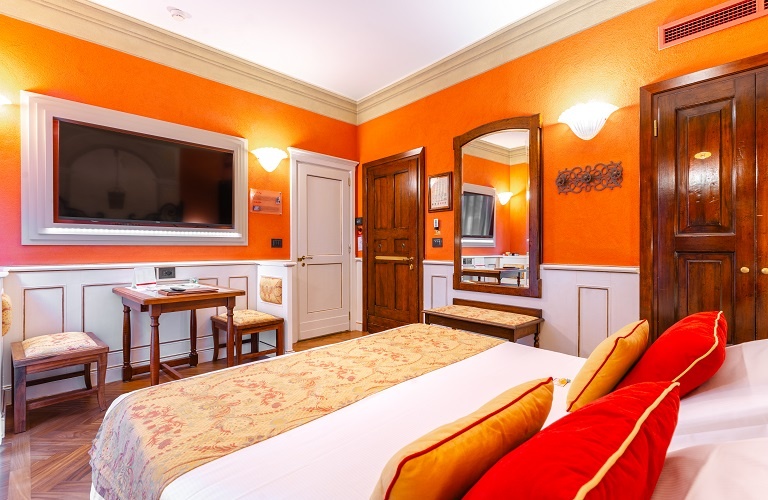 Deluxe doppelzimmer mit terrasse  Art Hotel Commercianti Bologna