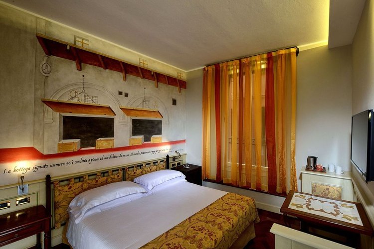 Klassisches doppelzimmer art hotel commercianti bologna Klassisches doppelzimmer art hotel commercianti bologna