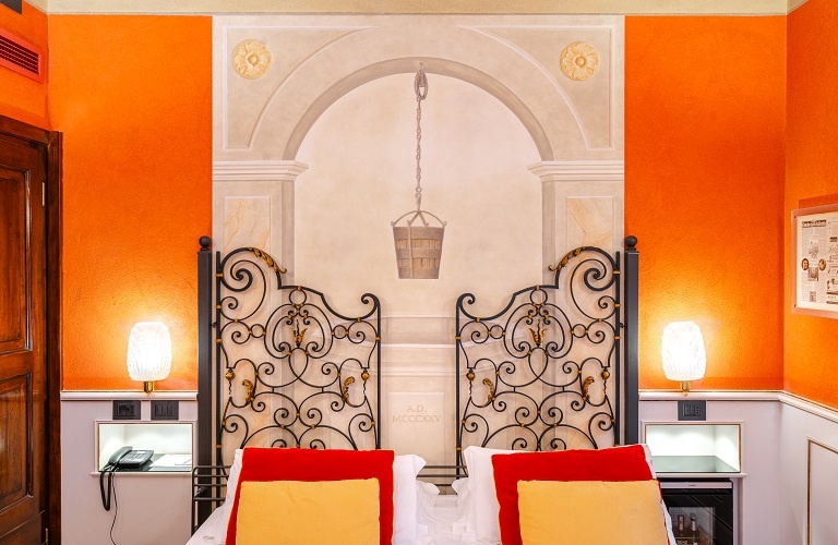 Deluxe doppelzimmer mit terrasse  Art Hotel Commercianti Bologna