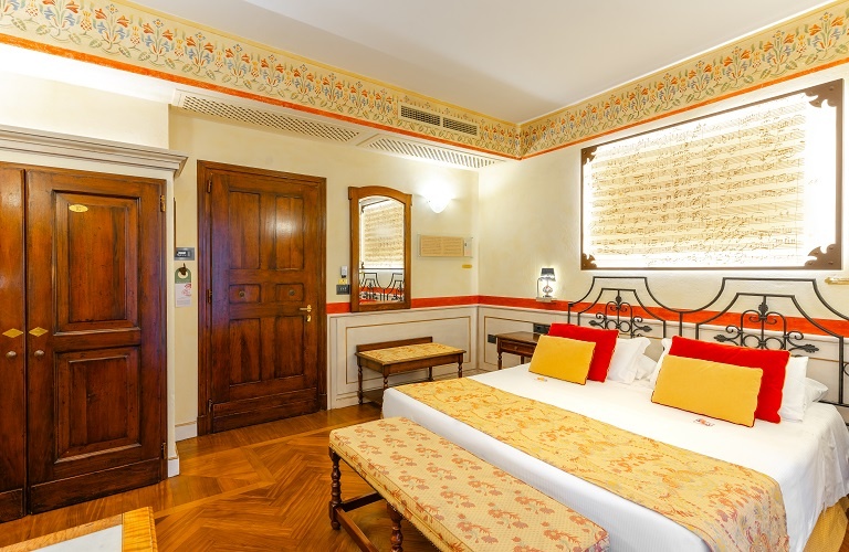 Deluxe doppelzimmer mit terrasse  Art Hotel Commercianti Bologna