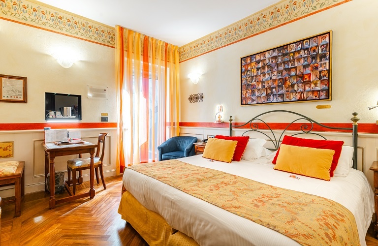 Deluxe doppelzimmer mit terrasse  Art Hotel Commercianti Bologna