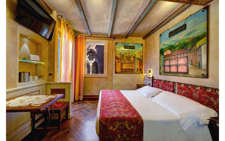 Premium doppelzimmer mit terrasse art hotel commercianti bologna Premium doppelzimmer mit terrasse art hotel commercianti bologna