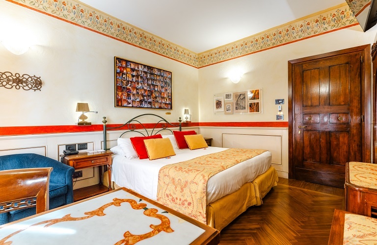 Deluxe doppelzimmer mit terrasse  Art Hotel Commercianti Bologna